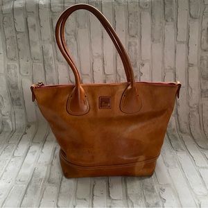 Dooney & Bourke Florentine Tulip Shopper Women's Shoulder Bag, Large - Natural